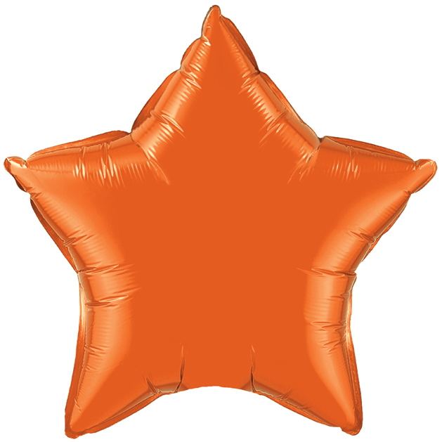 20" Orange Star - Click Image to Close